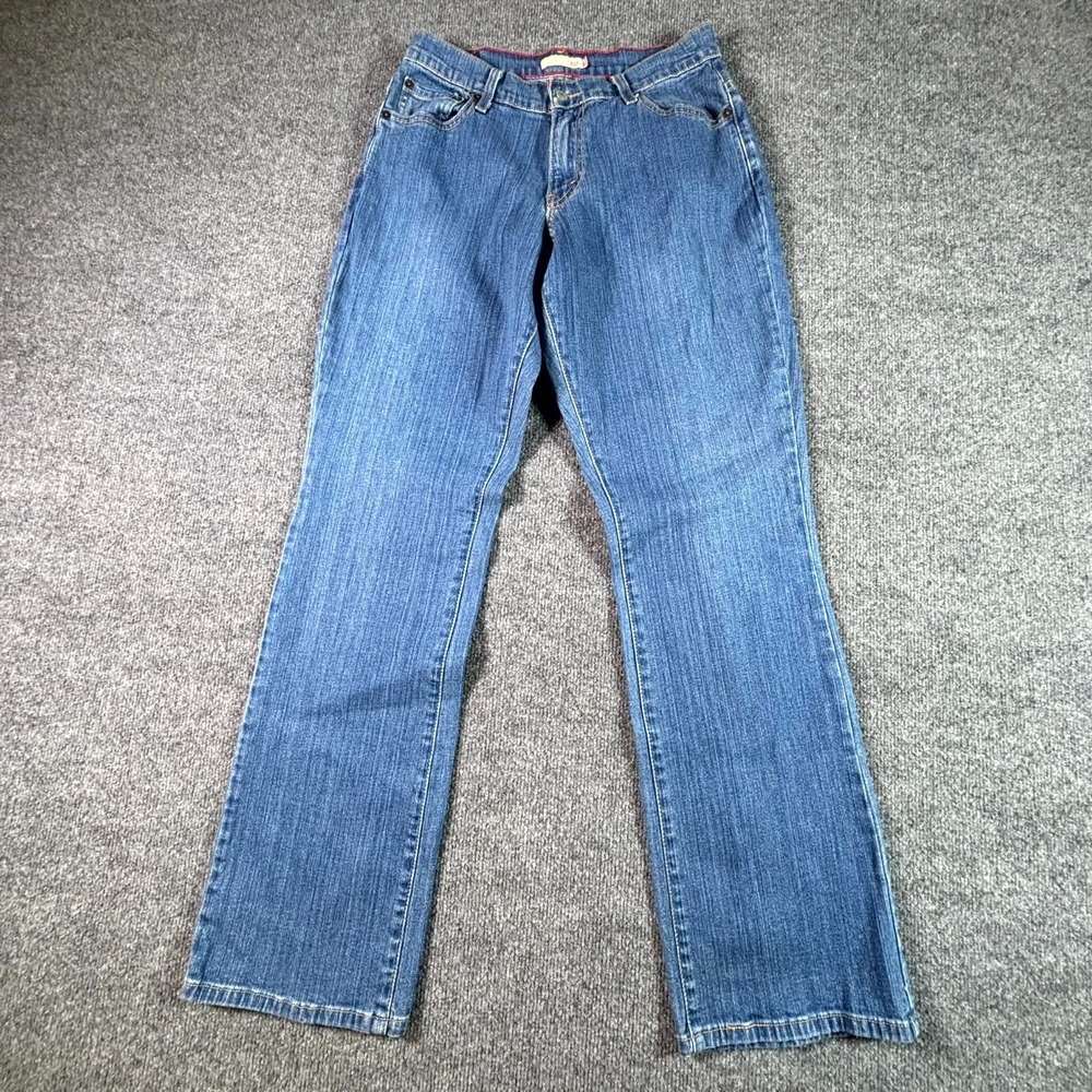 Vintage Levis 550 Relaxed Bootcut Jeans Womens 8 Blue Denim Medium Wash Stretch
